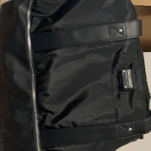 Madden girl black weekender bag